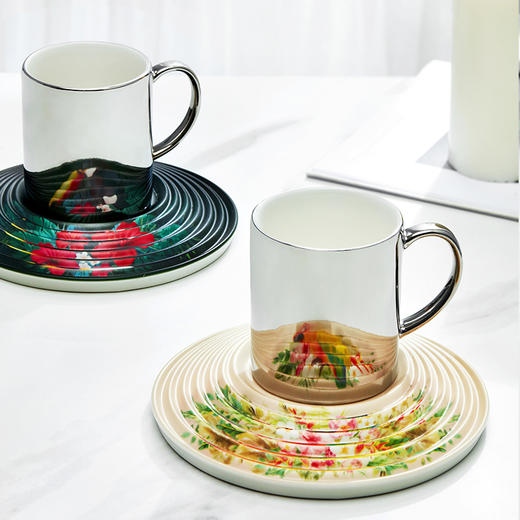 波浪盘陶瓷杯套装 商品图0