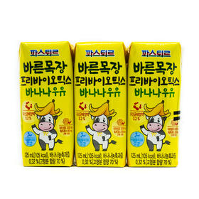 帕斯特 香蕉味牛奶 125ml*3