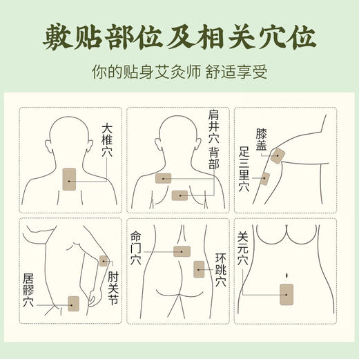 养瑞和丨艾草精油暖灸贴5贴/盒·搭配精油5瓶·暖灸热敷·贴身呵护 商品图1