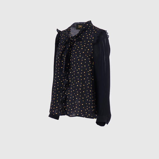 宫廷袖复古飘带衬衣 商品图1