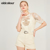 oldcolour欧珂蕾丝镂空短袖套头衫女夏季M23011335 商品缩略图2