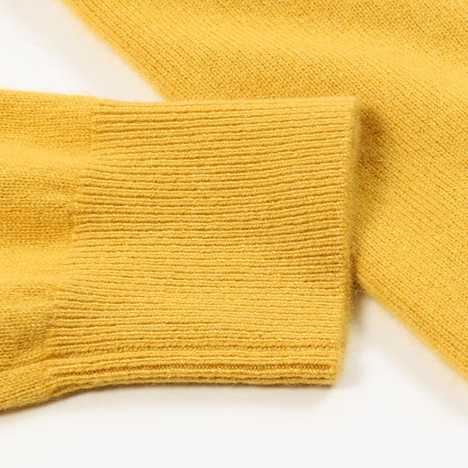 METTE羊绒世家2021秋冬新品女士100%山羊绒针织开衫V领撞色小外套 商品图8