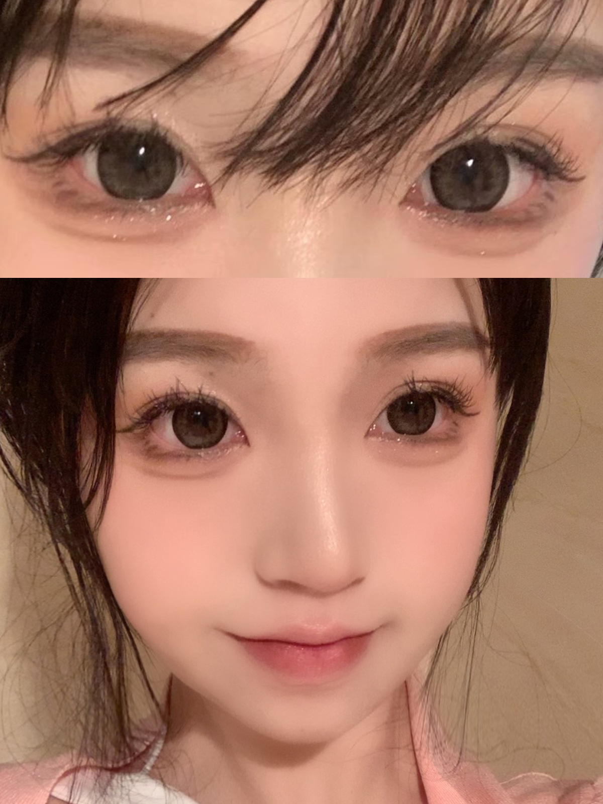 laseecon 泡泡咖啡  半年抛 两片 14.5mm  着色13.9mm 基弧8.6 含水量38% 韩国进口