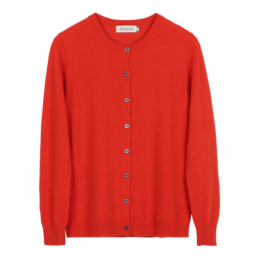 METTE羊绒世家2021年秋冬新品女士100%山羊绒开衫长袖针织衫外套 商品图14