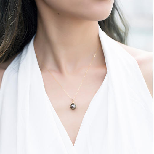 大溪地黑珍珠饰物 简约设计 质感细腻 商品图4