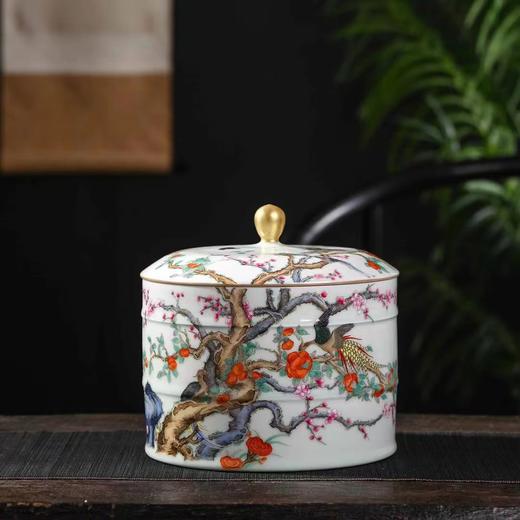 张彩云:【柿柿如意茶餅罐】 商品图4