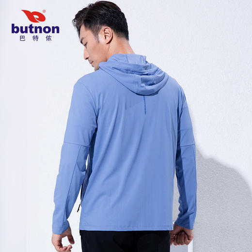9525巴特侬运动卫衣男带帽弹力针织卫衣连帽休闲外套 商品图10