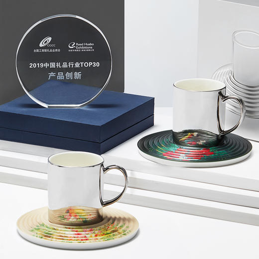 波浪盘陶瓷杯套装 商品图2