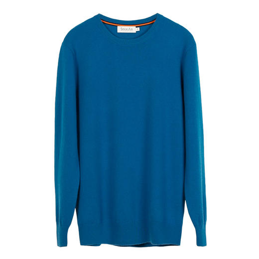 METTE羊绒世家2021年秋冬男士100%羊绒衫圆领打底毛衣保暖针织衫 商品图8