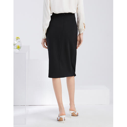 EITIE爱特爱时尚气质通勤显瘦高腰包臀半身裙女6106804 商品图4