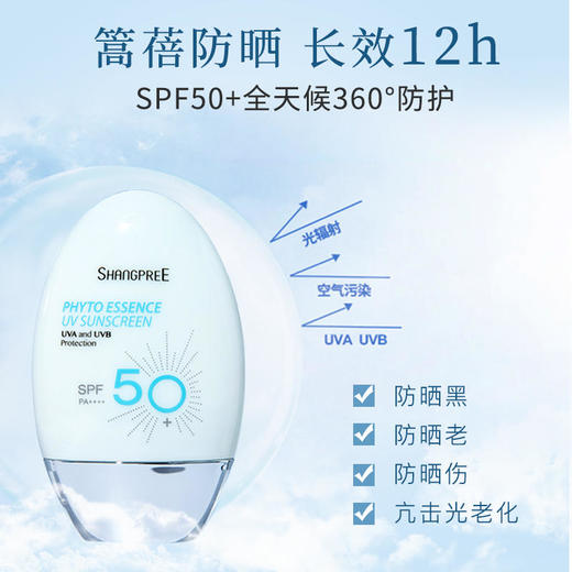 香蒲丽防晒霜面部防紫外线隔离清爽不油腻60ml 商品图3