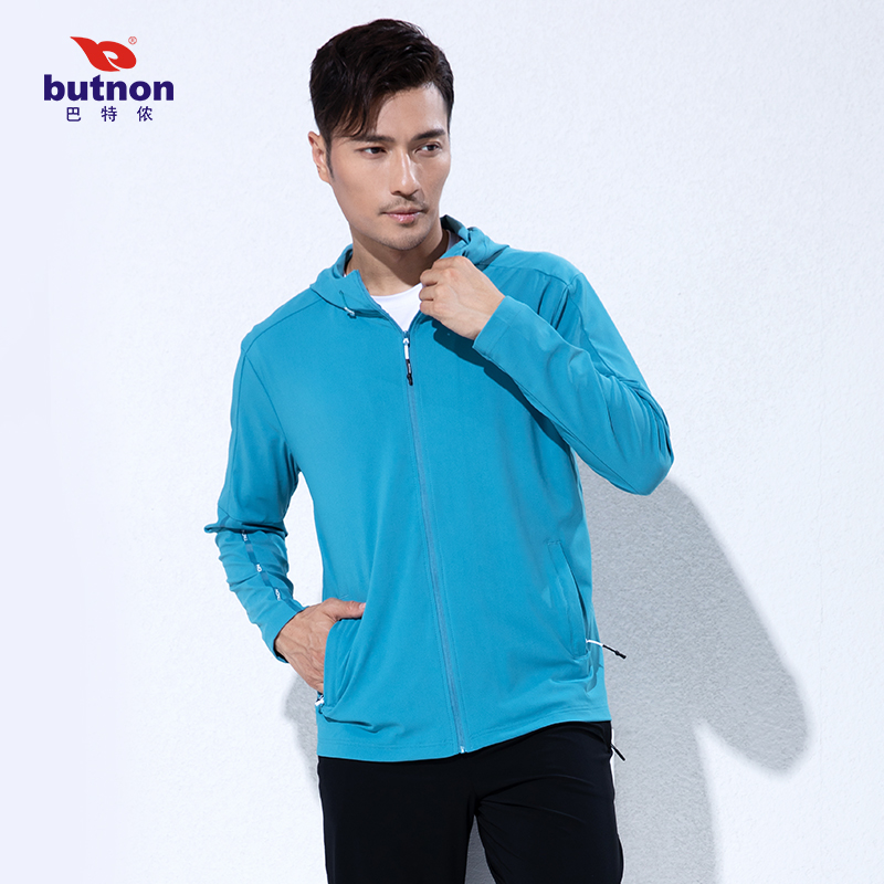 9525巴特侬运动卫衣男带帽弹力针织卫衣连帽休闲外套