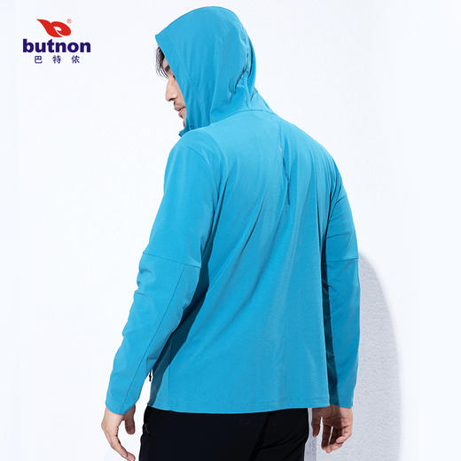 9525巴特侬运动卫衣男带帽弹力针织卫衣连帽休闲外套 商品图4