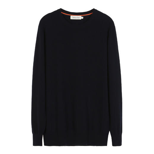 METTE羊绒世家2021年秋冬男士100%羊绒衫圆领打底毛衣保暖针织衫 商品图9