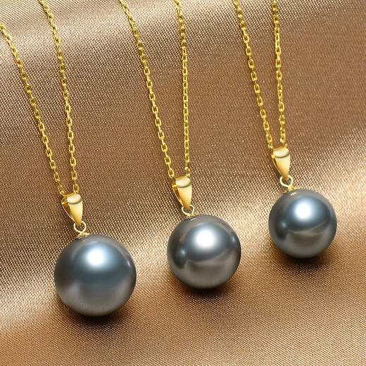 大溪地黑珍珠饰物 简约设计 质感细腻 商品图0