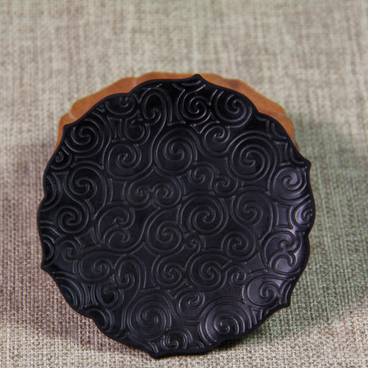 圆祥云纹杯垫° 紫光檀&酸枝 商品图0