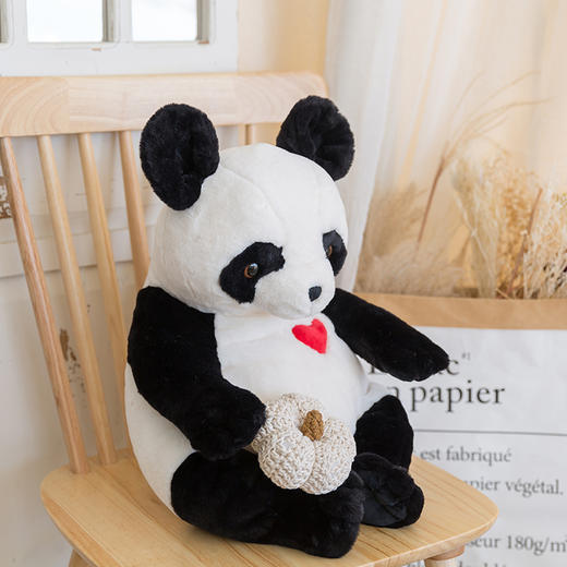 伽百利/Gabriel绣心熊猫玩偶公仔毛绒玩具睡觉抱枕超大安抚女孩礼物 商品图1