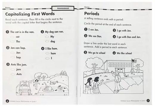 【宝莉爹书单5-12岁·入门级+进阶级各8册】学乐成功系列 Scholastic Success 学前-5年级练习册 【写作/阅读/常见字/语法/拼写全套，2个规格可选】 商品图4