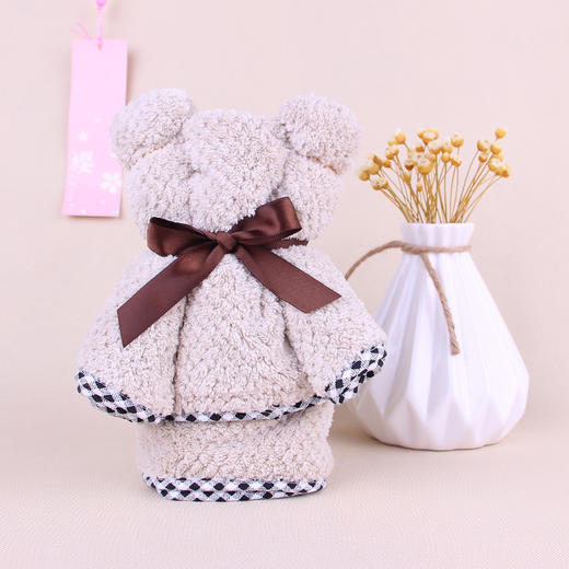 家减尘除菠萝格小熊毛巾35x75/J8155家居清洁新品 商品图8