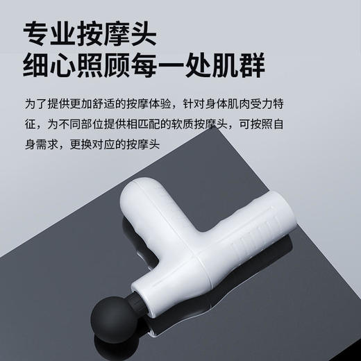 【CCTV7国防军事推荐品牌】麦莱诺迷你双手柄筋膜枪家用专业级肌肉按摩器肌肉深层放松筋膜枪便携式多功能 商品图1