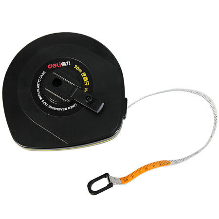 得力耐用皮卷尺操场盘式皮卷尺软尺测量尺子8217/8218/8219 商品图4