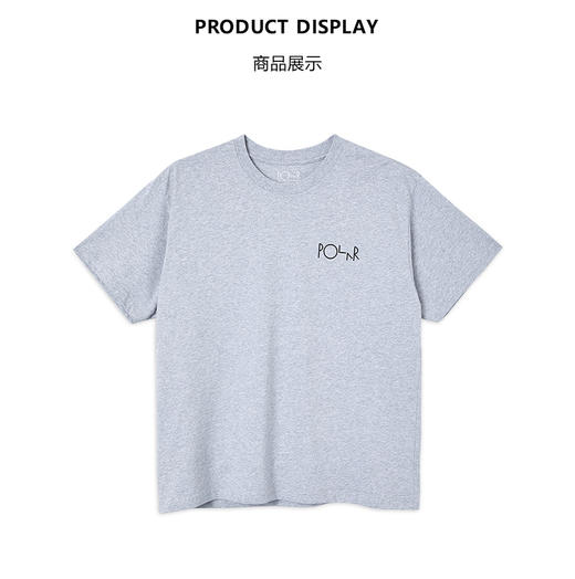 Polar Skate Co 3 Tone Fill Logo Tee 后背Logo印花情侣短袖T恤 商品图0