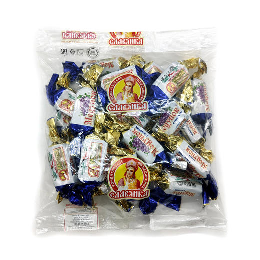 【中欧班列精选】俄罗斯糖果 原装进口葡萄花生糖   500g/袋多规格   WWJ 商品图1