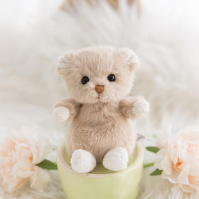 伽百利毛绒小棕熊KR/太妃糖挂件W2192B毛绒玩具公仔睡觉抱枕安抚陪伴玩偶男孩女孩礼物