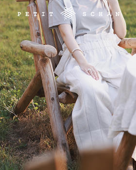 PETIT SCHAN小闪 CLO#039 Fisherman 日本进口纯亚麻设计款两穿背带裤/渔夫裤