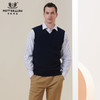 METTE羊绒世家2021年秋冬新品男士羊绒背心v领套头无袖针织毛衣 商品缩略图0