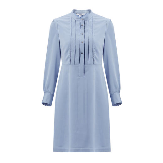 VIMAGE纬漫纪秋季新品通勤简约长袖立领H裙连衣裙VC2107224 商品图4