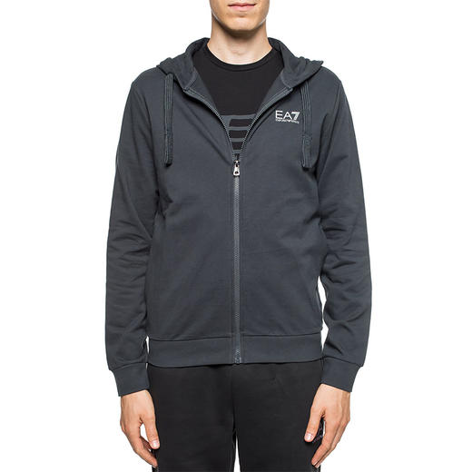 ARMANI 阿玛尼 男士棉质连帽拉链卫衣 藏蓝色 8NPM03 PJ05Z 0578 商品图1