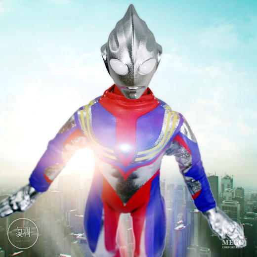 现货 Mego 迪迦奥特曼 Ultraman Tiga 挂卡 8英寸 商品图4