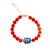 吉祥天地 古法七宝红琉璃男女款手串 商品缩略图1