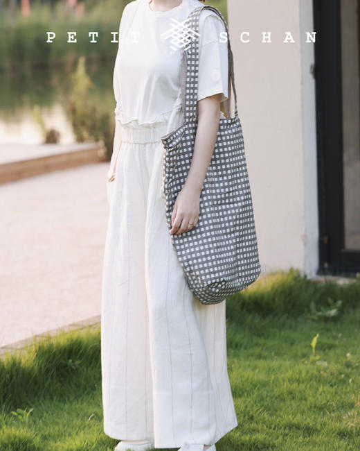 PETIT SCHAN小闪 CLO#039 Fisherman 日本进口纯亚麻设计款两穿背带裤/渔夫裤 商品图5