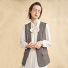 famecoco范可儿套装女秋时尚马甲衬衫两件套F216EC008 商品缩略图3