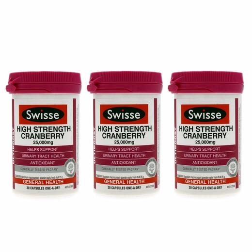 【香港直邮】SWISSE/斯维诗 高浓度蔓越莓胶囊 30粒 商品图4