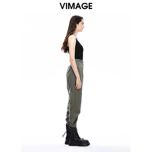 VIMAGE纬漫纪秋季新款时尚休闲工装长裤显瘦百搭女裤V1605202 商品图1