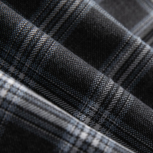 famecoco范可儿a字短裙女秋遮胯格子半身百褶裙F216HA012 商品图4