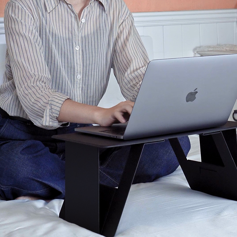 【iSwift 电脑折叠支架桌】 坐立两用|多角度调节|轻薄易携带|一板多用