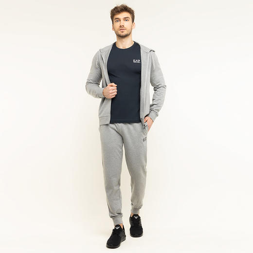 EMPORIO ARMANI EA7
 阿玛尼 男士圆领印花LOGO棉质短袖T恤 藏蓝色 8NPT51 PJM9Z 0578 商品图2