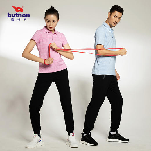 特9104巴特侬 butnon 运动T恤女短袖透气舒适夏季新品针织运动polo衫反领上衣休闲运动服半袖 商品图4