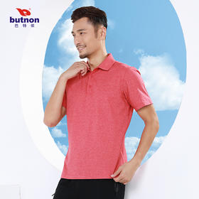 特9101巴特侬 butnon 休闲男装短袖翻领polo衫 商务休闲t恤大码宽松透气针织上衣运动服
