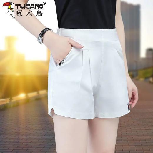 TZW-新款夏外穿高腰宽松显瘦阔腿裤薄款运动裤子 商品图2