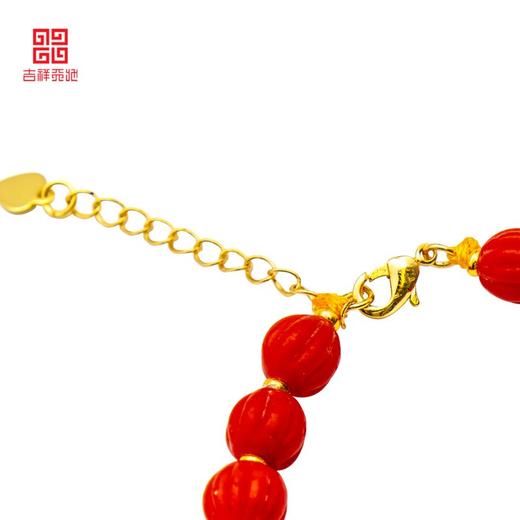 吉祥天地 古法七宝红琉璃男女款手串 商品图4