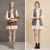 famecoco范可儿套装女秋时尚马甲衬衫两件套F216EC008 商品缩略图4