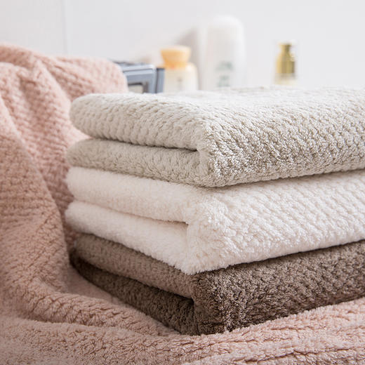 家减尘除菠萝格小熊毛巾35x75/J8155家居清洁新品 商品图3