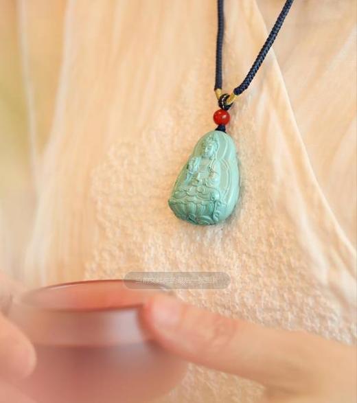 绿松观音挂件 商品图1