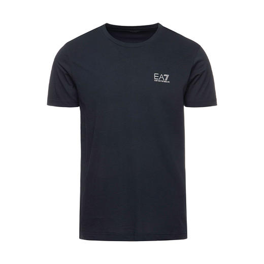 EMPORIO ARMANI EA7
 阿玛尼 男士圆领印花LOGO棉质短袖T恤 藏蓝色 8NPT51 PJM9Z 0578 商品图0
