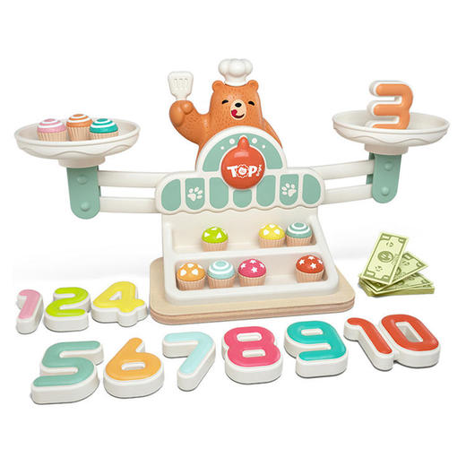 特宝儿小熊天平数字逻辑思维启蒙运算专注力玩具 商品图0